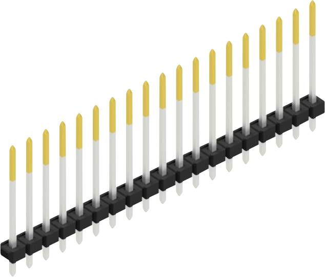 Fischer Elektronik Stiftleiste (Standard) Anzahl Reihen: 1 SLLP119019S 10St.