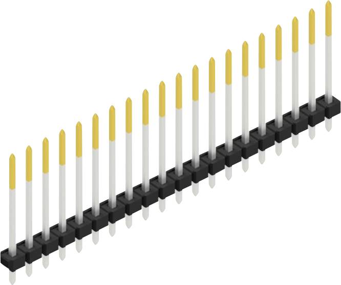 Fischer Elektronik Stiftleiste (Standard) Anzahl Reihen: 1 SLLP119020S 10St.