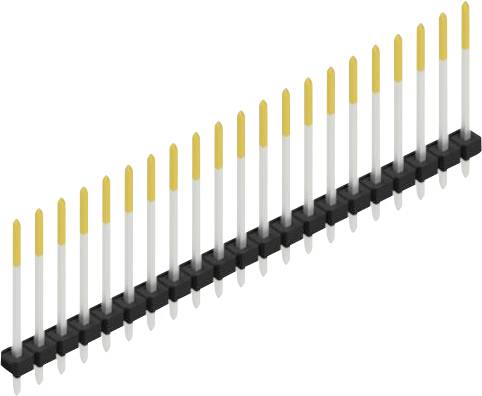 Fischer Elektronik Stiftleiste (Standard) Anzahl Reihen: 1 SLLP119021S 10St.