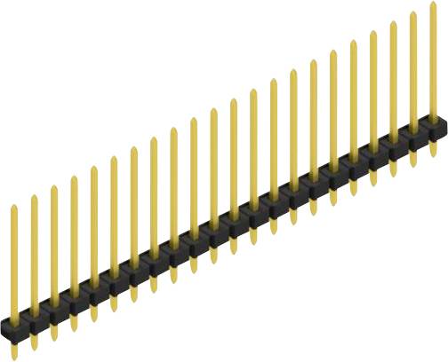 Fischer Elektronik Stiftleiste (Standard) Anzahl Reihen: 1 SLLP119022G 10St.
