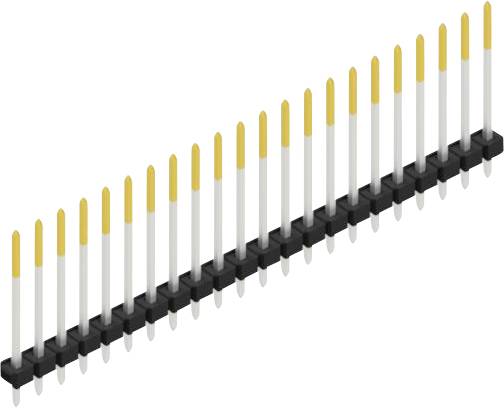 Fischer Elektronik Stiftleiste (Standard) Anzahl Reihen: 1 SLLP119022S 10St.