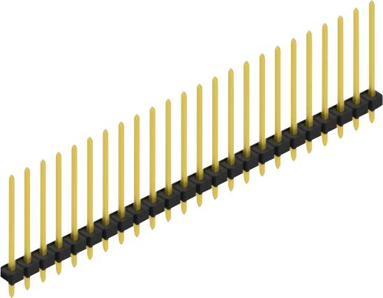 Fischer Elektronik Stiftleiste (Standard) Anzahl Reihen: 1 SLLP119024G 10St.