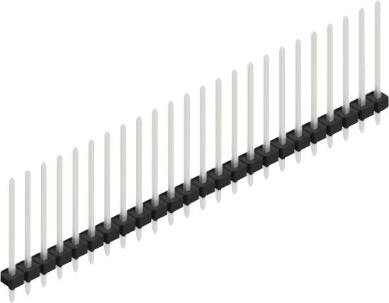 Fischer Elektronik Stiftleiste (Standard) Anzahl Reihen: 1 SLLP119024Z 10St.
