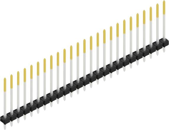 Fischer Elektronik Stiftleiste (Standard) Anzahl Reihen: 1 SLLP119025S 10St.