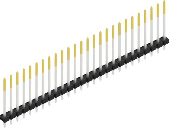 Fischer Elektronik Stiftleiste (Standard) Anzahl Reihen: 1 SLLP119026S 10St.