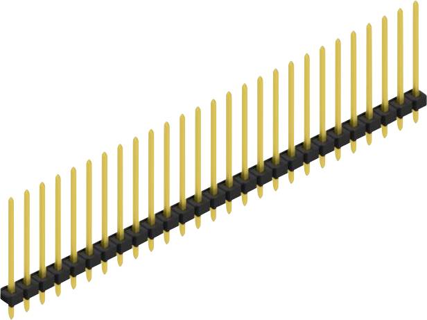 Fischer Elektronik Stiftleiste (Standard) Anzahl Reihen: 1 SLLP119027G 10St.