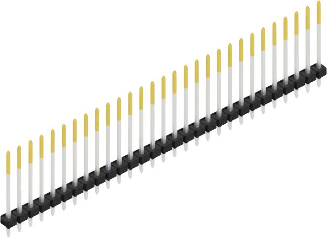 Fischer Elektronik Stiftleiste (Standard) Anzahl Reihen: 1 SLLP119029S 10St.