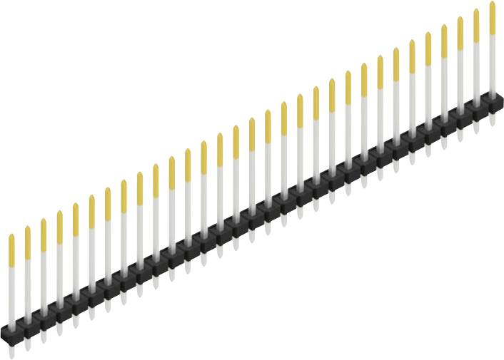 Fischer Elektronik Stiftleiste (Standard) Anzahl Reihen: 1 SLLP119031S 10St.