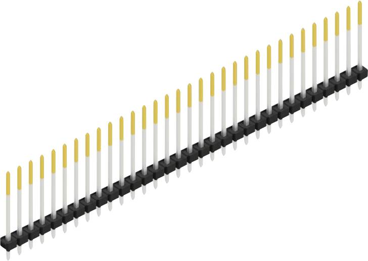 Fischer Elektronik Stiftleiste (Standard) Anzahl Reihen: 1 SLLP119032S 10St.