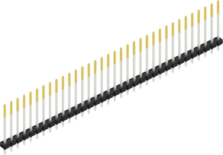 Fischer Elektronik Stiftleiste (Standard) Anzahl Reihen: 1 SLLP119034S 10St.