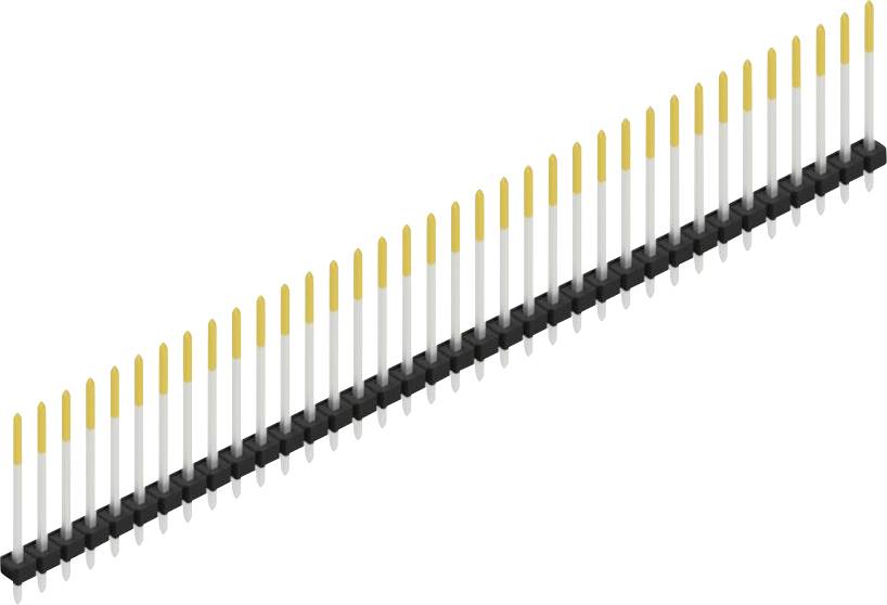 Fischer Elektronik Stiftleiste (Standard) Anzahl Reihen: 1 10058500 10St.