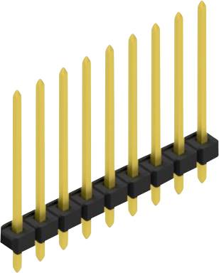 Fischer Elektronik Stiftleiste (Standard) Anzahl Reihen: 1 SLLP11909G 10St.