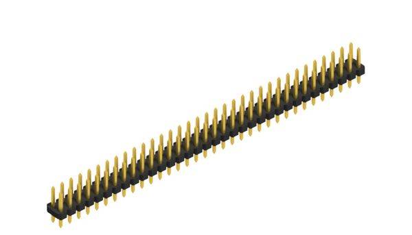 Fischer Elektronik Stiftleiste (Standard) Anzahl Reihen: 2 SLLP209768G 10St.