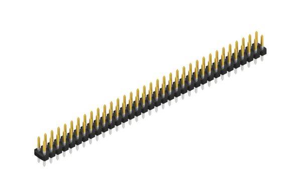 Fischer Elektronik Stiftleiste (Standard) Anzahl Reihen: 2 SLLP209768S 10St.