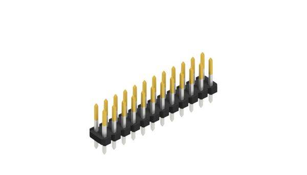 Fischer Elektronik Stiftleiste (Standard) Anzahl Reihen: 2 SLLP211224S 10St.