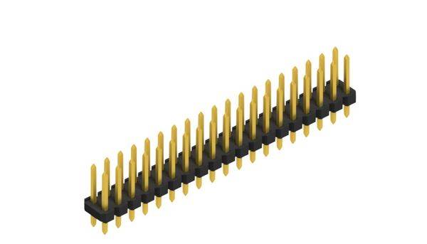 Fischer Elektronik Stiftleiste (Standard) Anzahl Reihen: 2 SLLP211238G 10St.
