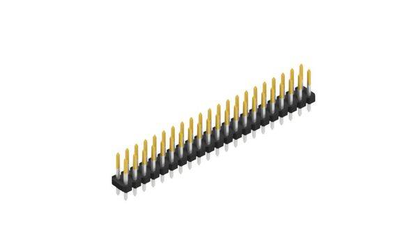 Fischer Elektronik Stiftleiste (Standard) Anzahl Reihen: 2 SLLP211242S 10St.