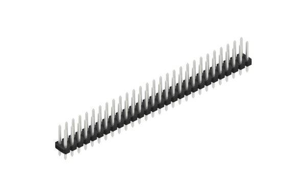Fischer Elektronik Stiftleiste (Standard) Anzahl Reihen: 2 SLLP211256Z 10St.