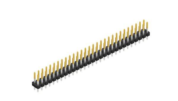 Fischer Elektronik Stiftleiste (Standard) Anzahl Reihen: 2 SLLP211258S 10St.