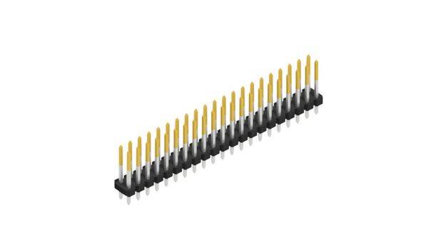 Fischer Elektronik Stiftleiste (Standard) Anzahl Reihen: 2 SLLP213942S 10St.