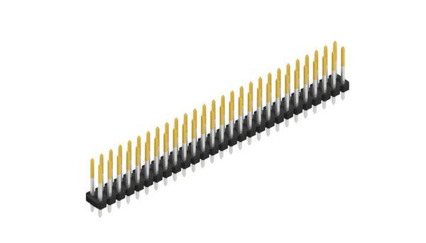 Fischer Elektronik Stiftleiste (Standard) Anzahl Reihen: 2 SLLP213954S 10St.