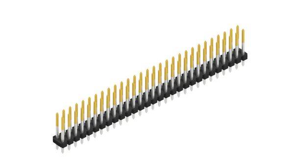 Fischer Elektronik Stiftleiste (Standard) Anzahl Reihen: 2 SLLP213958S 10St.