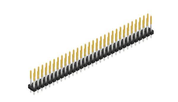 Fischer Elektronik Stiftleiste (Standard) Anzahl Reihen: 2 SLLP213962S 10St.