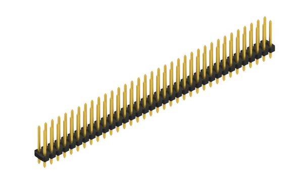 Fischer Elektronik Stiftleiste (Standard) Anzahl Reihen: 2 SLLP213970G 10St.