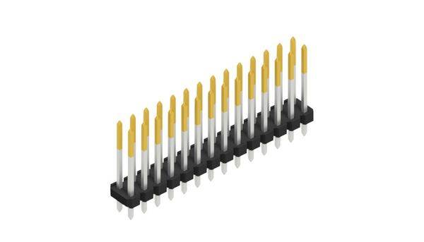 Fischer Elektronik Stiftleiste (Standard) Anzahl Reihen: 2 SLLP216428S 10St.