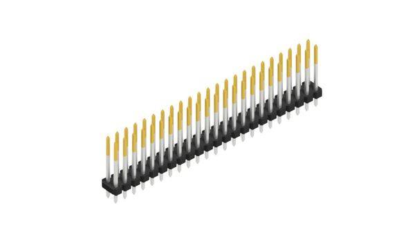 Fischer Elektronik Stiftleiste (Standard) Anzahl Reihen: 2 SLLP216446S 10St.