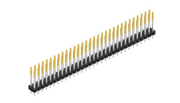 Fischer Elektronik Stiftleiste (Standard) Anzahl Reihen: 2 SLLP216462S 10St.