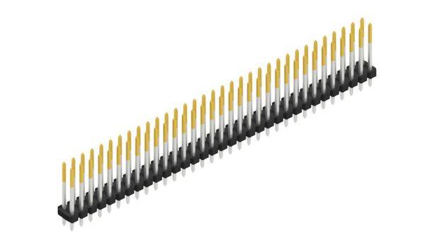 Fischer Elektronik Stiftleiste (Standard) Anzahl Reihen: 2 SLLP216466S 10St.
