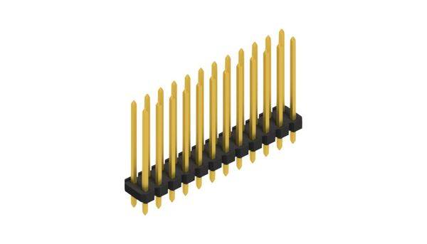 Fischer Elektronik Stiftleiste (Standard) Anzahl Reihen: 2 SLLP219024G 10St.