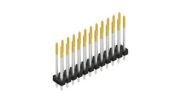 Fischer Elektronik Stiftleiste (Standard) Anzahl Reihen: 2 SLLP219024S 10St.
