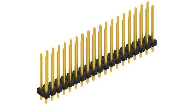 Fischer Elektronik Stiftleiste (Standard) Anzahl Reihen: 2 SLLP219038G 10St.
