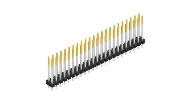 Fischer Elektronik Stiftleiste (Standard) Anzahl Reihen: 2 SLLP219046S 10St.