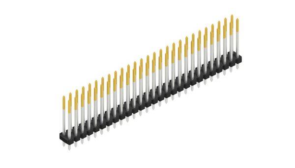 Fischer Elektronik Stiftleiste (Standard) Anzahl Reihen: 2 SLLP219054S 10St.