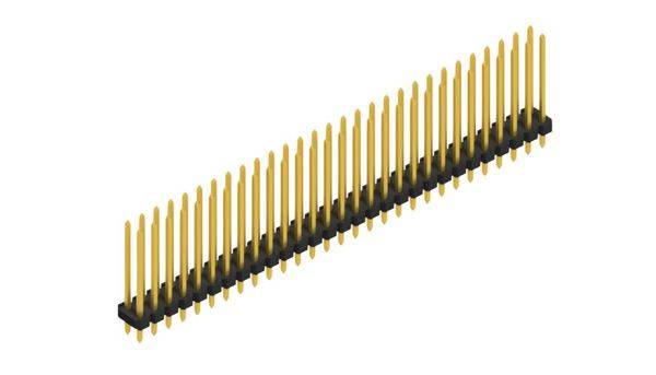 Fischer Elektronik Stiftleiste (Standard) Anzahl Reihen: 2 SLLP219058G 10St.