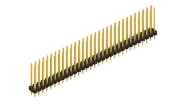 Fischer Elektronik Stiftleiste (Standard) Anzahl Reihen: 2 SLLP219062G 10St.