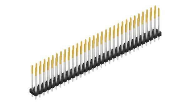 Fischer Elektronik Stiftleiste (Standard) Anzahl Reihen: 2 SLLP219062S 10St.