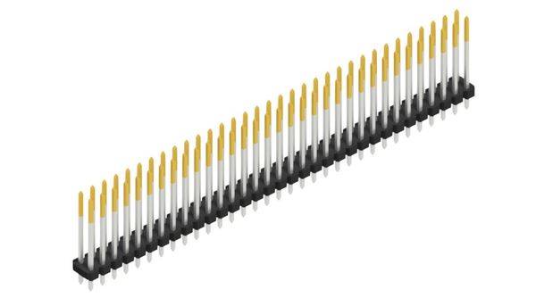 Fischer Elektronik Stiftleiste (Standard) Anzahl Reihen: 2 SLLP219066S 10St.