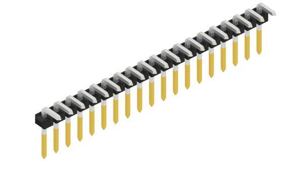 Fischer Elektronik Stiftleiste (Standard) Anzahl Reihen: 1 SLLP306919S 10St.