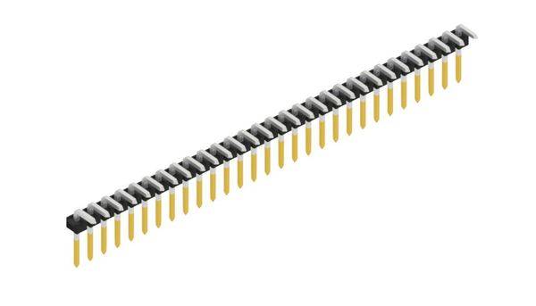 Fischer Elektronik Stiftleiste (Standard) Anzahl Reihen: 1 SLLP306929S 10St.