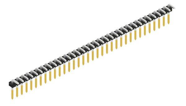 Fischer Elektronik Stiftleiste (Standard) Anzahl Reihen: 1 SLLP306934S 10St.