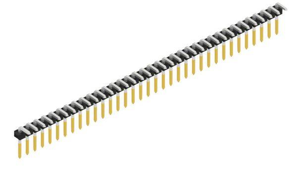 Fischer Elektronik Stiftleiste (Standard) Anzahl Reihen: 1 SLLP306935S 10St.