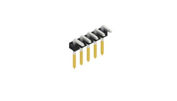 Fischer Elektronik Stiftleiste (Standard) Anzahl Reihen: 1 10058857 10St.