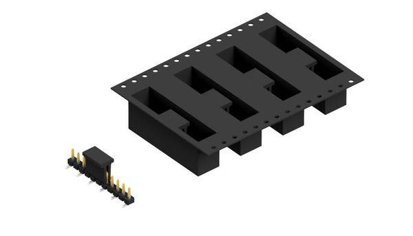 Fischer Elektronik Stiftleiste (Standard) Anzahl Reihen: 1 SLLP5SMD03811SBTR 250St.