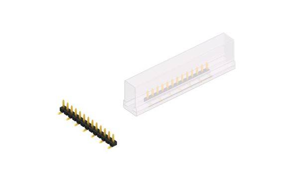 Fischer Elektronik Stiftleiste (Standard) Anzahl Reihen: 1 SLLP5SMD03813GSM 10St.
