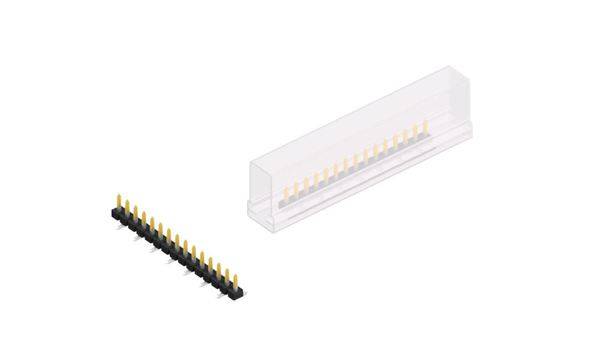 Fischer Elektronik Stiftleiste (Standard) Anzahl Reihen: 1 SLLP5SMD03815SSM 10St.