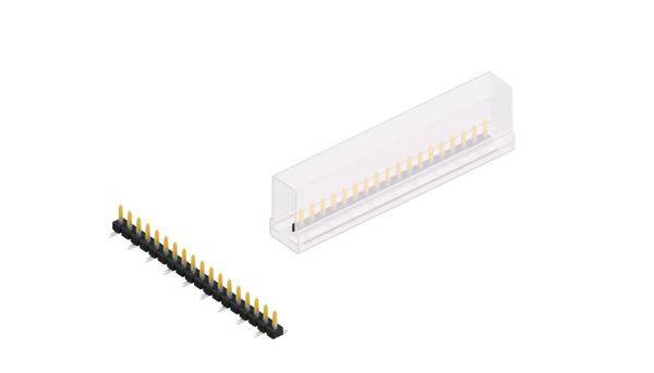 Fischer Elektronik Stiftleiste (Standard) Anzahl Reihen: 1 SLLP5SMD03818SSM 10St.